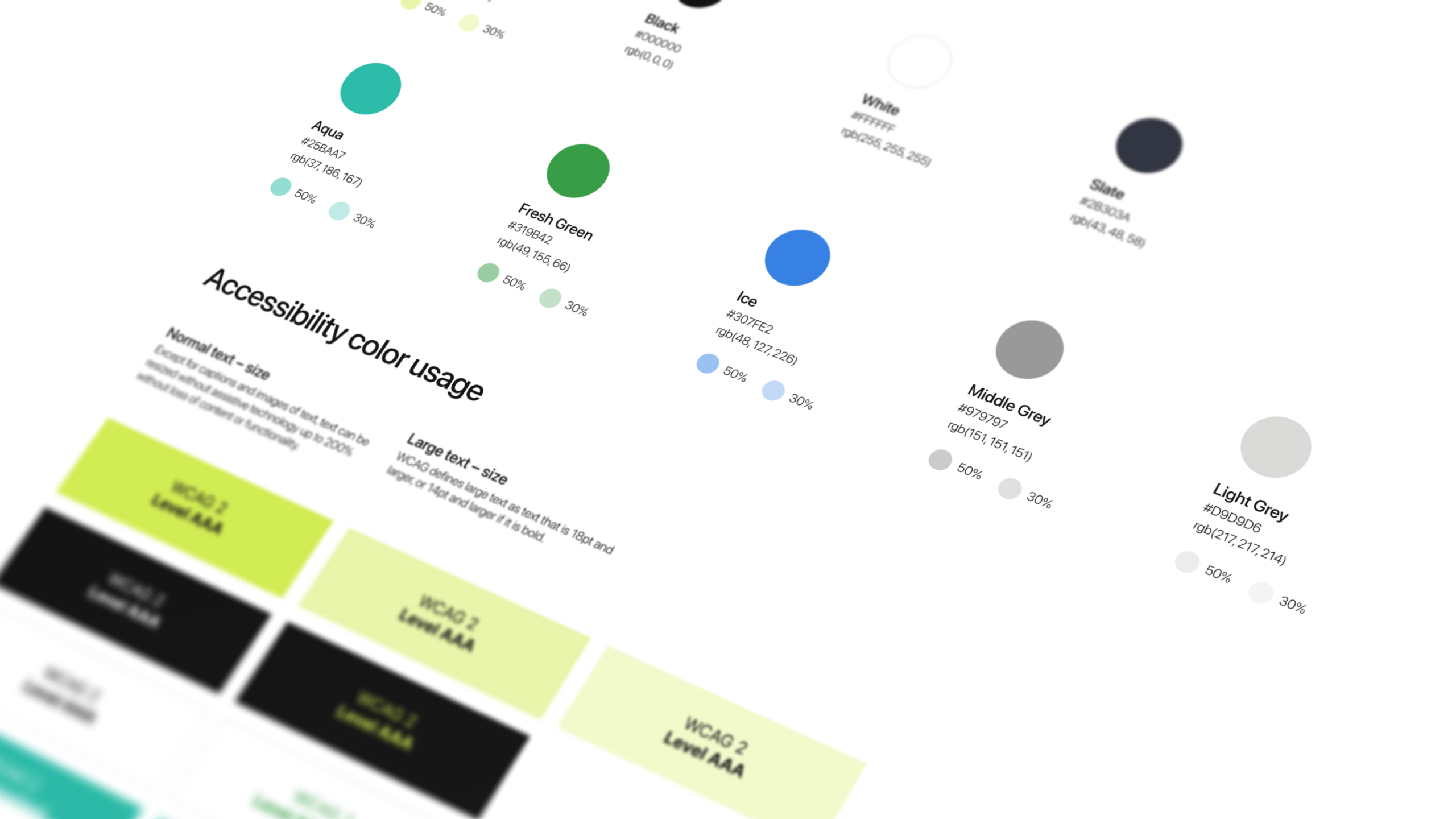 Accessible color usage