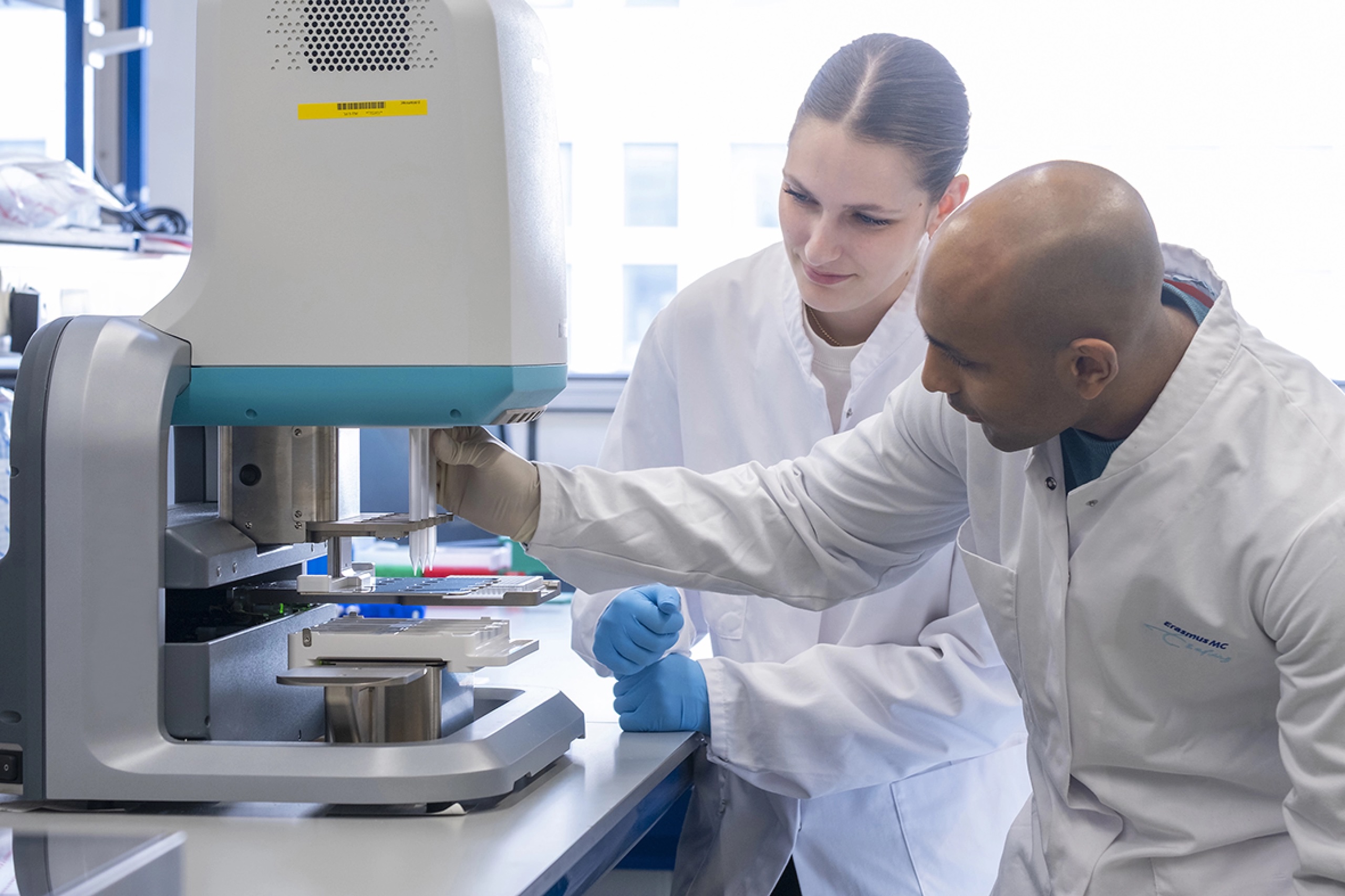 ErasmusMC employees testing