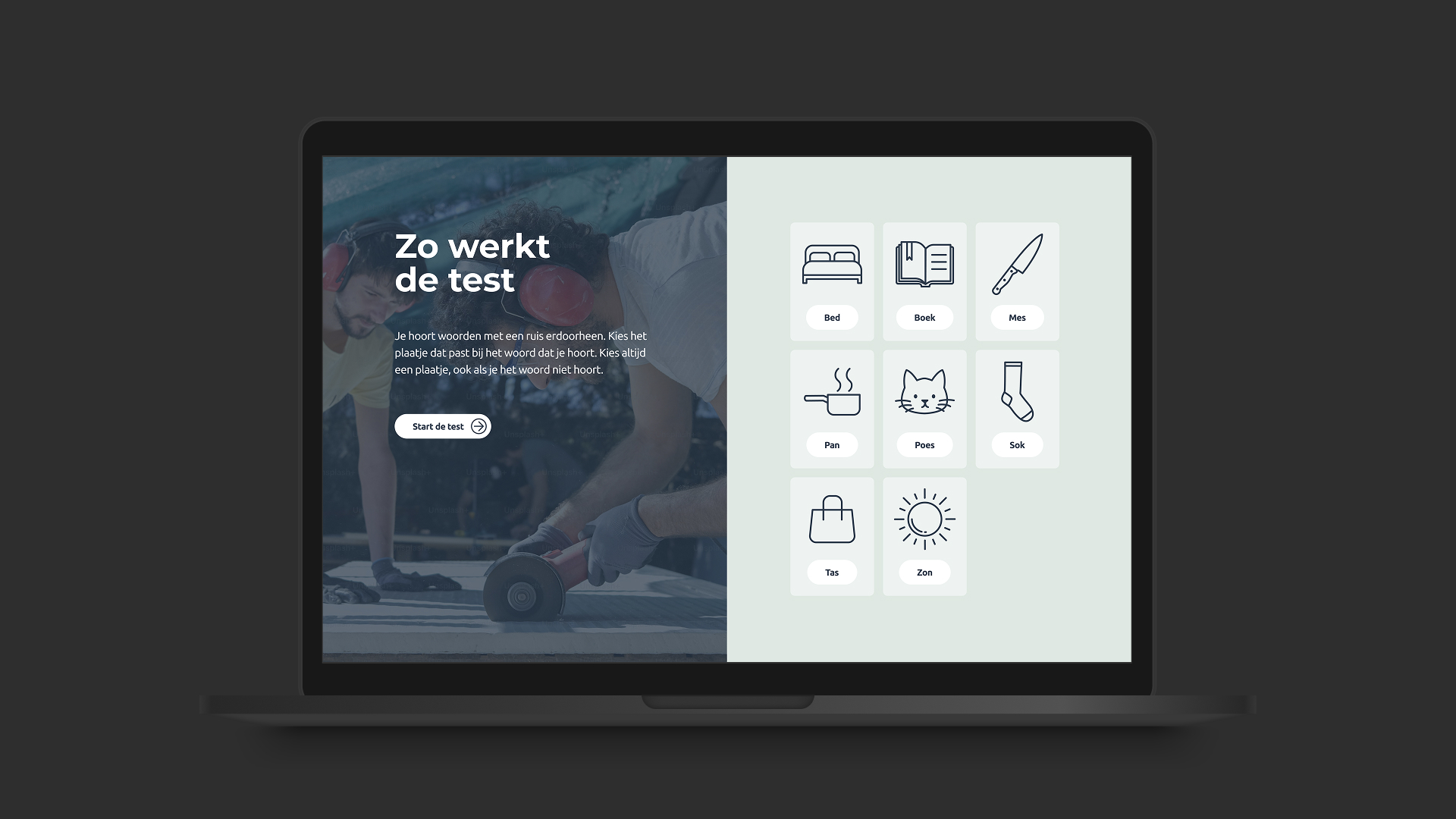 Practice round of the test